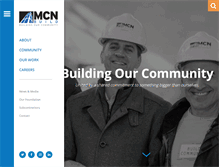 Tablet Screenshot of mcnbuild.com